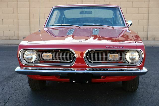 1968 Red Plymouth Barracuda Coupe