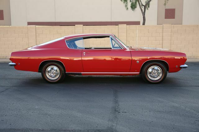 1968 Red Plymouth Barracuda Coupe