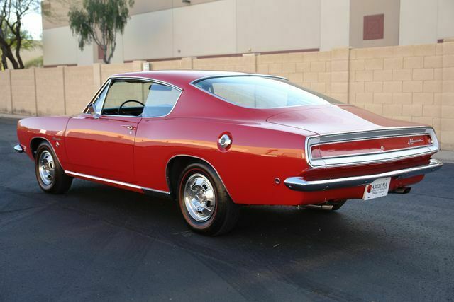 1968 Red Plymouth Barracuda Coupe