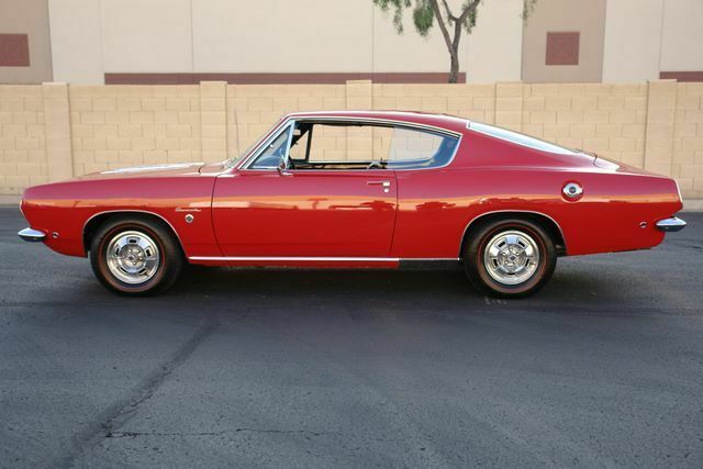 1968 Red Plymouth Barracuda Coupe
