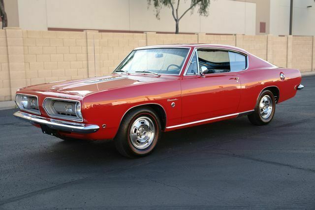 1968 Red Plymouth Barracuda Coupe