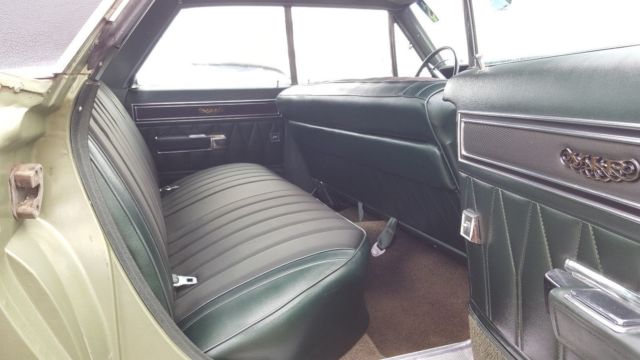 1968 Green Plymouth Fury 4 Door Hard Top