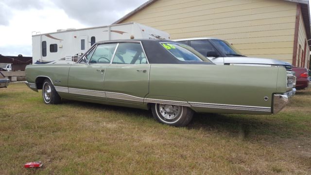 1968 Green Plymouth Fury 4 Door Hard Top