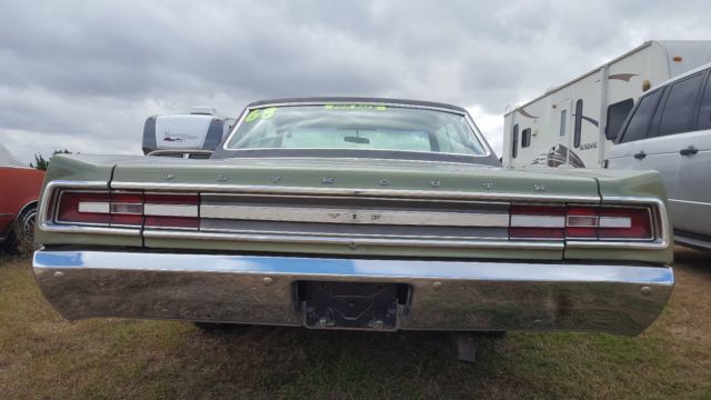 1968 Green Plymouth Fury 4 Door Hard Top