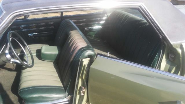1968 Green Plymouth Fury 4 Door Hard Top