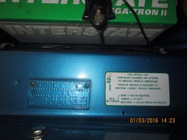 1968 B5 Blue Plymouth GTX