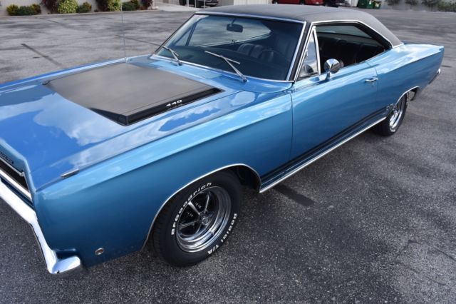 1968 Blue Plymouth GTX 2 door Hardtop