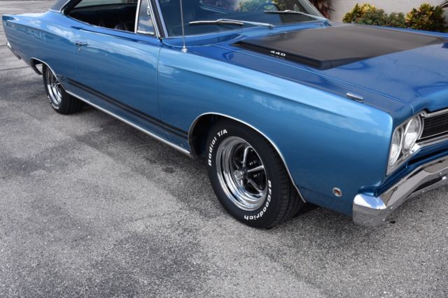 1968 Blue Plymouth GTX 2 door Hardtop