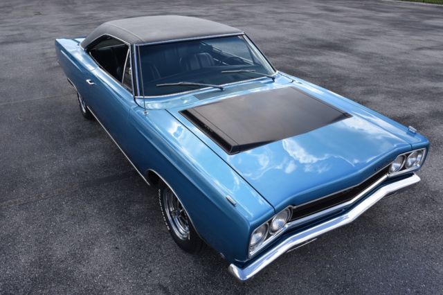 1968 Blue Plymouth GTX 2 door Hardtop