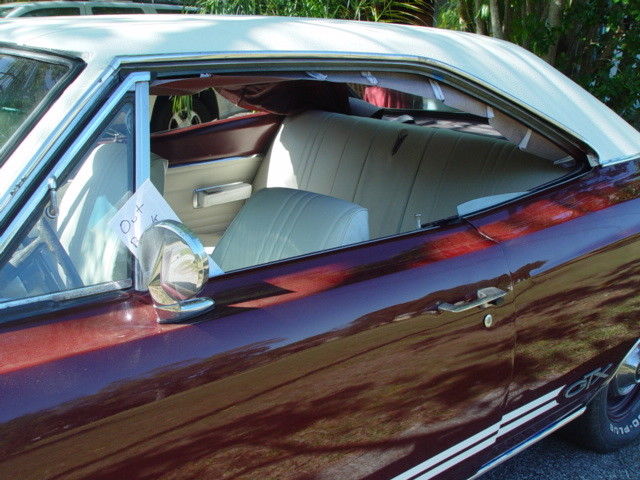 1968 Burgundy Plymouth GTX 2 dr hdtp