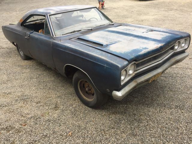 1968 Blue Plymouth GTX Coupe