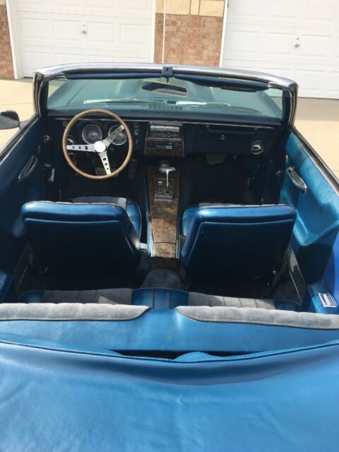 1968 Blue Pontiac Firebird Convertible