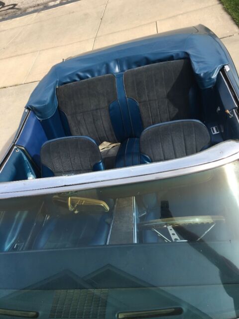 1968 Blue Pontiac Firebird Convertible