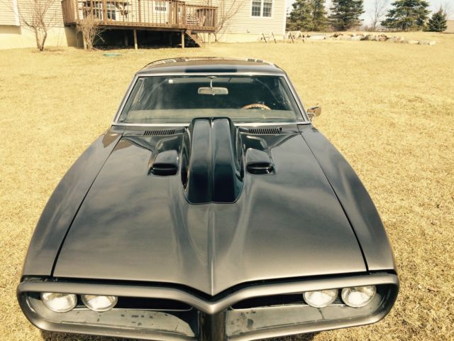 1968 metallic Gray Pontiac Firebird Coupe