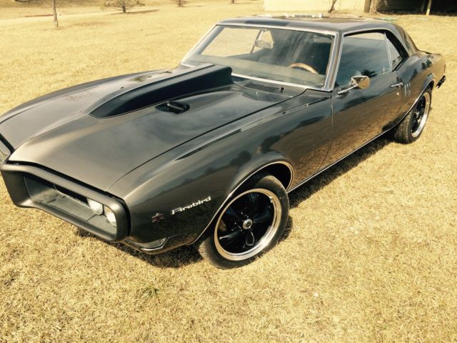 1968 metallic Gray Pontiac Firebird Coupe