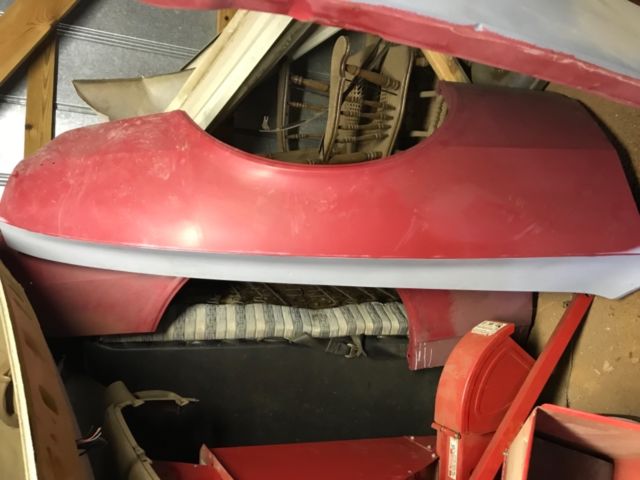 1968 Red Pontiac Firebird Convertible