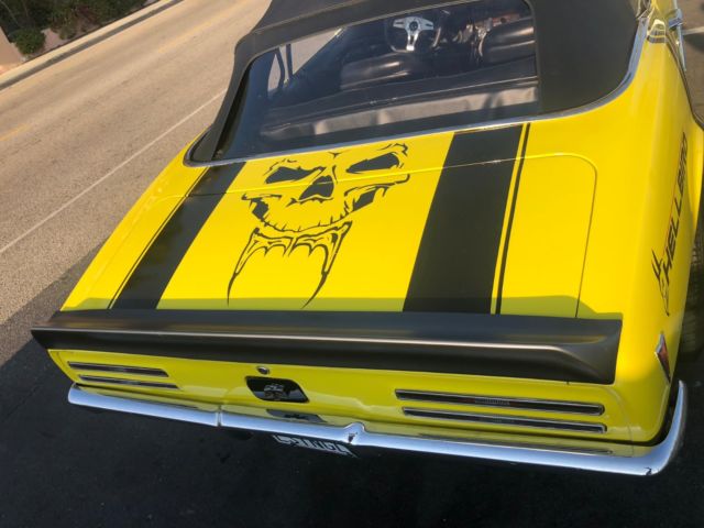 1968 Yellow Pontiac Firebird Convertible
