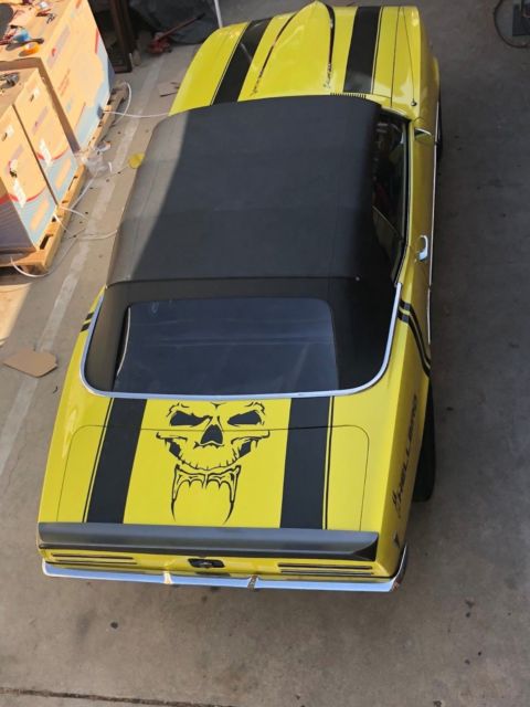 1968 Yellow Pontiac Firebird Convertible