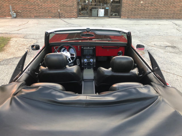1968 Red Chevrolet Camaro Convertible