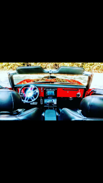 1968 Red Chevrolet Camaro Convertible