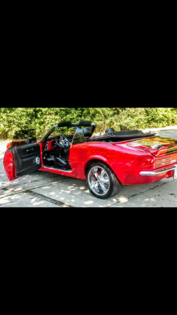1968 Red Chevrolet Camaro Convertible