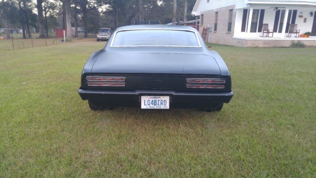 1968 Black Pontiac Firebird Coupe