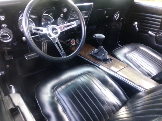 1968 Black Chevrolet Camaro