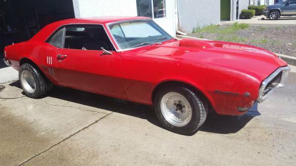 1968 Red Pontiac Firebird