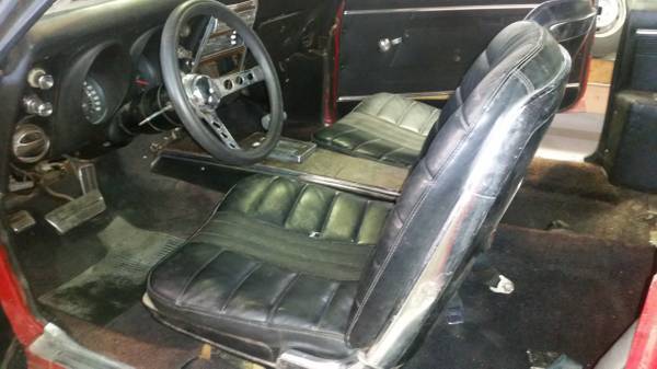 1968 Red Pontiac Firebird