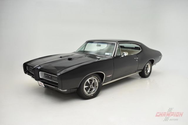 1968 Black Pontiac GTO Coupe