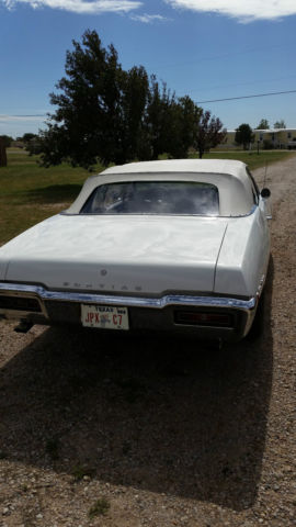 1968 White Pontiac Le Mans Convertible