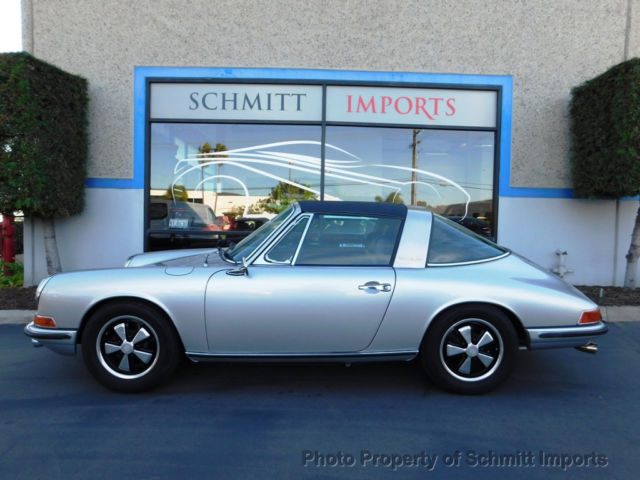 1968 Silver Porsche 911 Convertible