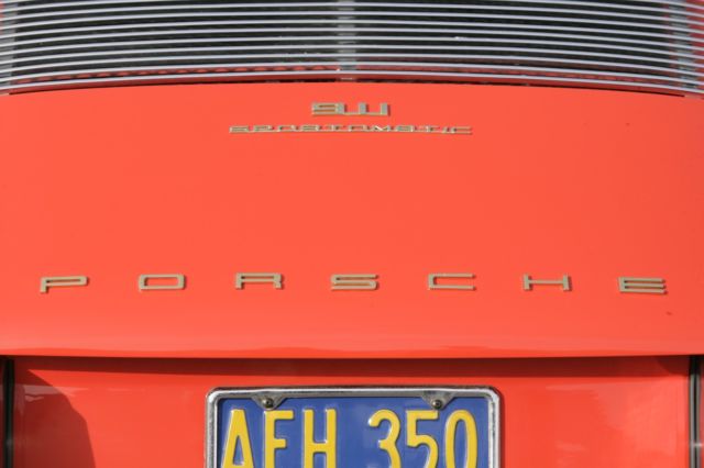 1968 Tangerine Porsche 911 U/K