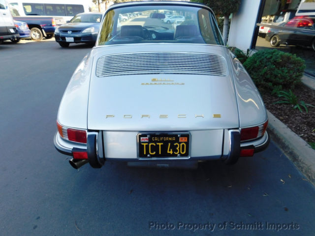 1968 Silver Porsche 911 Convertible