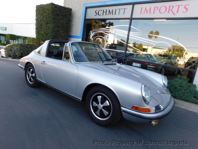 1968 Silver Porsche 911 Convertible
