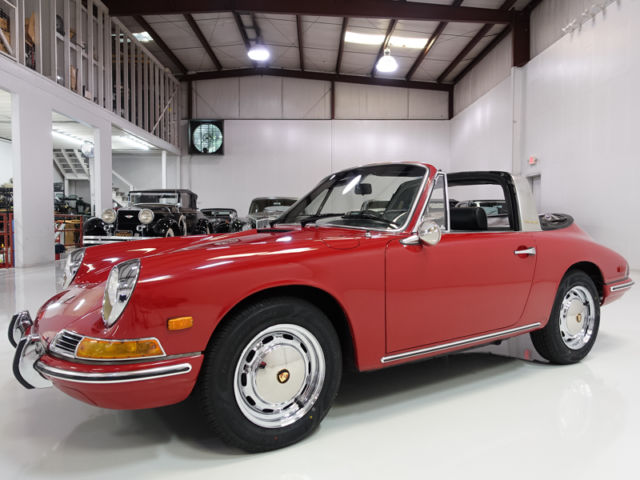 1968 Polo Red Porsche 912 Convertible