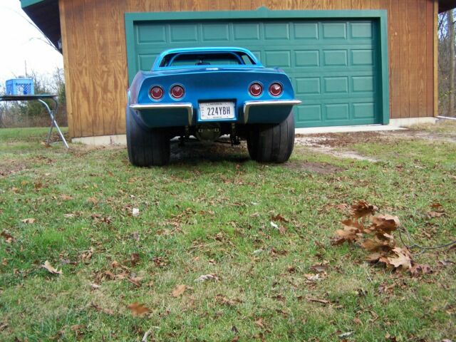1968 Blue Chevrolet Corvette