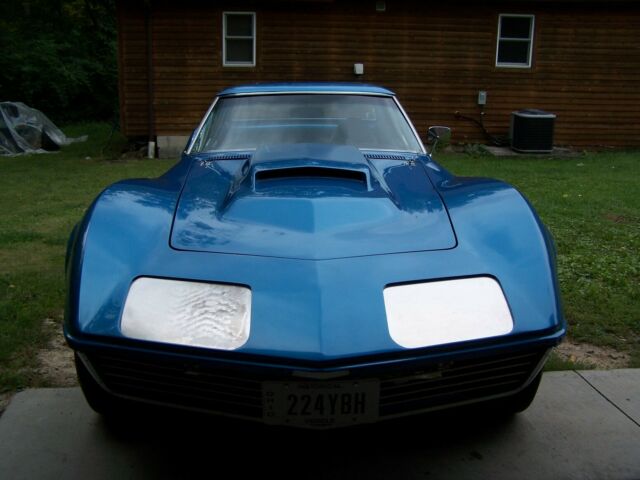 1968 Blue Chevrolet Corvette