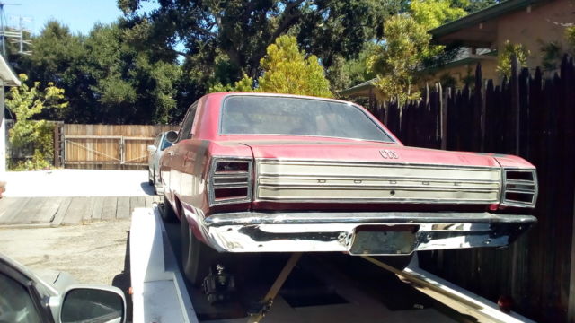 1968 Red Dodge Dart Coupe