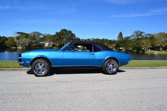 1968 Blue Chevrolet Camaro