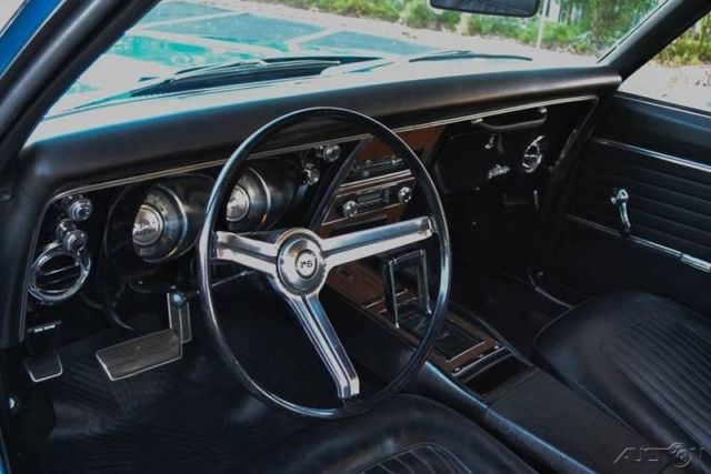1968 Blue Chevrolet Camaro