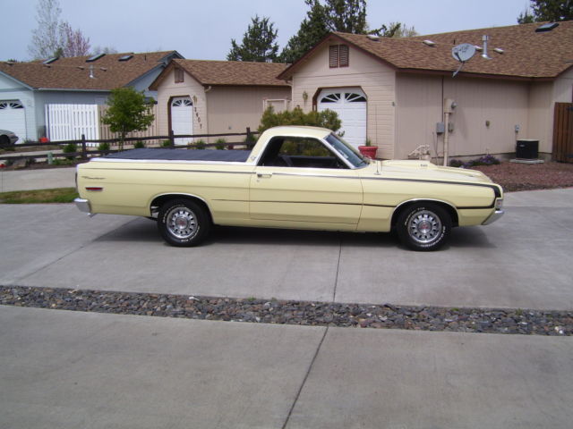 1968 Yellow Ford Ranchero PICKUP