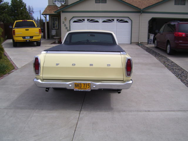 1968 Yellow Ford Ranchero PICKUP