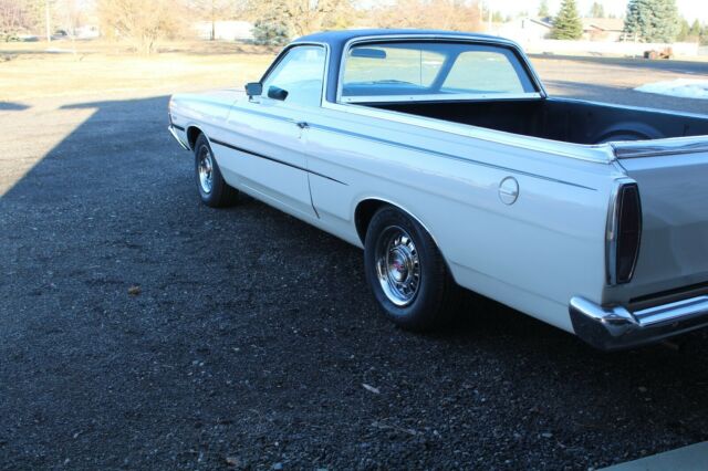1968 White Ford Ranchero Standard Cab Pickup