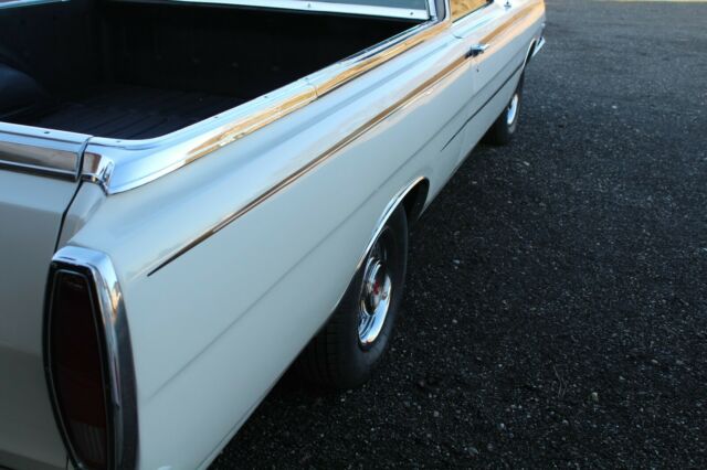 1968 White Ford Ranchero Standard Cab Pickup