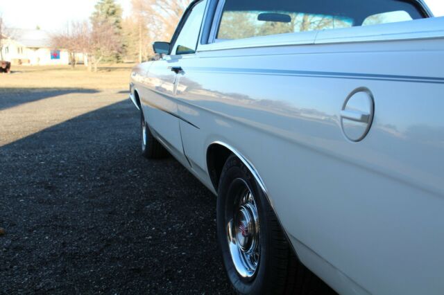 1968 White Ford Ranchero Standard Cab Pickup
