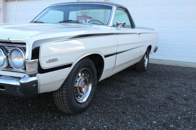 1968 White Ford Ranchero Standard Cab Pickup