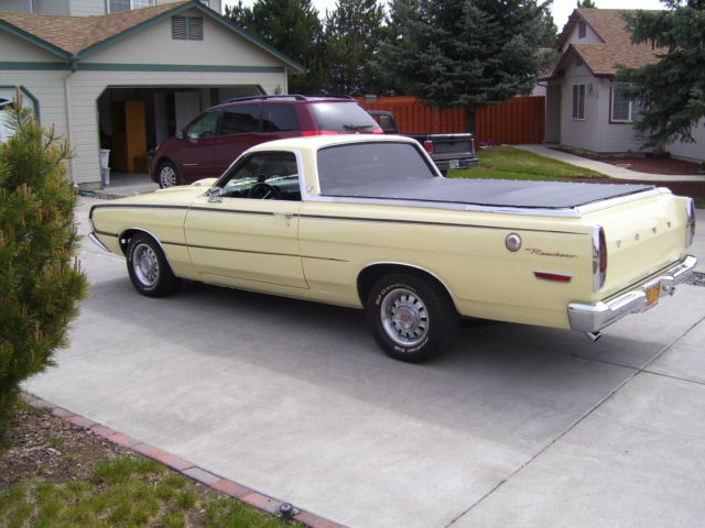 1968 Yellow Ford Ranchero PICKUP