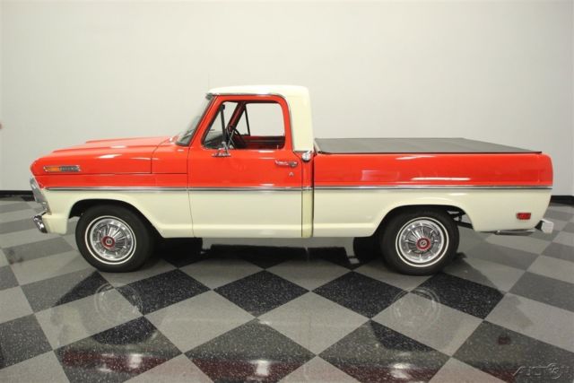 1968 Red Ford F-100