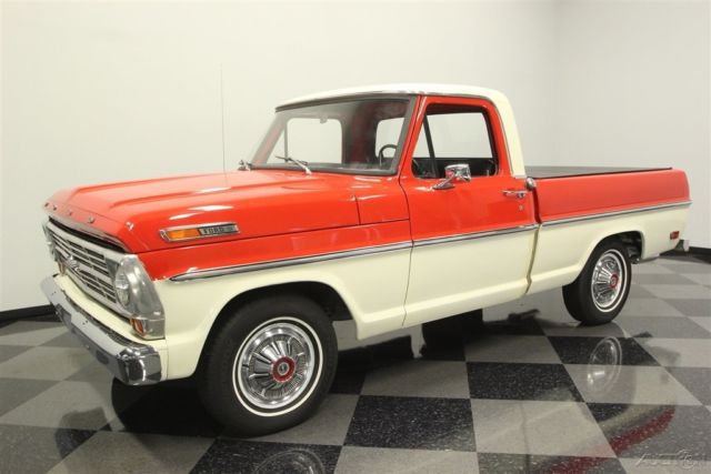 1968 Red Ford F-100